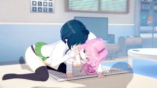 Katawa Shoujo — Misha and Shizune Threesome(3d Hentai)