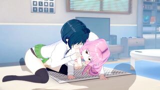 Katawa Shoujo — Misha and Shizune Threesome(3d Hentai)