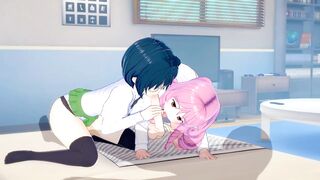 Katawa Shoujo — Misha and Shizune Threesome(3d Hentai)