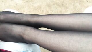 In Black Tights in Public