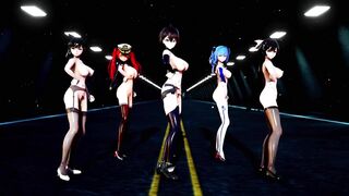 Mmd Azur Lane Sexy MILF Hot and Sexy 3d Hentai they will make you Surrender after Sex