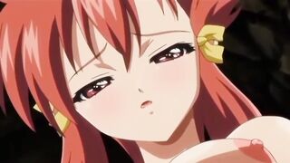 Anime Girl Plays with herself in Woods