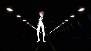 Mmd R18 Maho Nishizumi Fuck during her Monthly Period 3d Hentai all Men Cum inside her Pussy