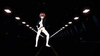 Mmd R18 Maho Nishizumi Fuck during her Monthly Period 3d Hentai all Men Cum inside her Pussy
