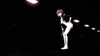 Mmd R18 Maho Nishizumi Fuck during her Monthly Period 3d Hentai all Men Cum inside her Pussy