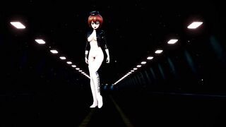 Mmd R18 Maho Nishizumi Fuck during her Monthly Period 3d Hentai all Men Cum inside her Pussy