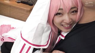 【Hentaicosplay】Pink Hair Sister is Sexcial. having Raw Sex.