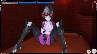 3D HENTAI OVERWATCH Widow Masturbation Orgasm