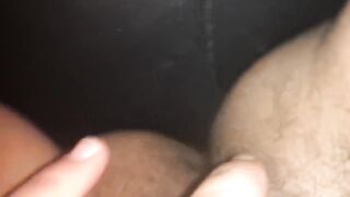 Older Sister Asleep while I Play with my Hairy Pussy (onlyfans in Bio)