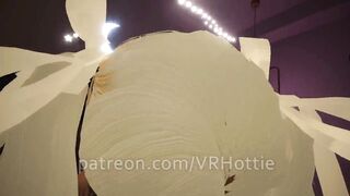 Unwrapping your Personal Gift Blonde Pony Tails Tattoo Cowgirl Blowjob Grinding POV Lap Dance
