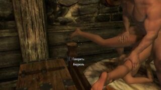 Muscular Man Fucks Anuriel, the King's Chief Adviser | Skyrim Sex Mods