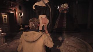 Resident Evil Village: Spanking Lady Dimitrescu's Huge Ass with Fly Swatter - Strapon Special