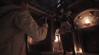Resident Evil Village: Spanking Lady Dimitrescu's Huge Ass with Fly Swatter - Strapon Special