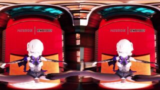 Genshin Impact - Fischl Fucked on the Table [UNCENSORED VR HENTAI 4K]