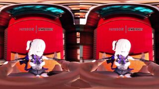 Genshin Impact - Fischl Fucked on the Table [UNCENSORED VR HENTAI 4K]