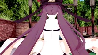 Hu Tao Genshin Impact 3D HENTAI 3/8