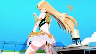 Mythra Xenoblade 2 3D HENTAI 3/5