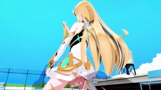 Mythra Xenoblade 2 3D HENTAI 3/5
