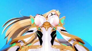 Mythra Xenoblade 2 3D HENTAI 3/5