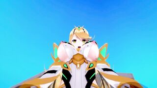 Mythra Xenoblade 2 3D HENTAI 3/5
