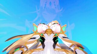 Mythra Xenoblade 2 3D HENTAI 3/5