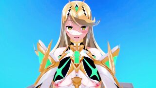 Mythra Xenoblade 2 3D HENTAI 3/5