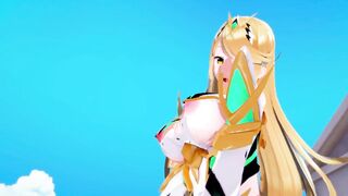 Mythra Xenoblade 2 3D HENTAI 3/5
