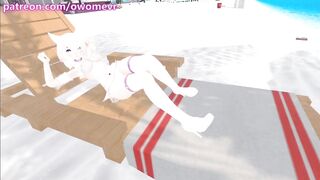 POV: you Fuck me on our Date at the Public Beach VRchat Erp, 3D Hentai, Vtuber, ASMR Trailer