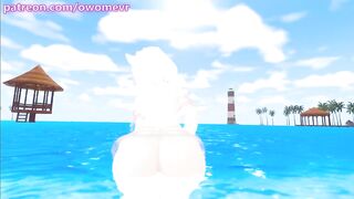 POV: you Fuck me on our Date at the Public Beach VRchat Erp, 3D Hentai, Vtuber, ASMR Trailer