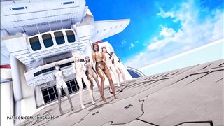 [MMD] Red Velvet - Red Flavor NakedDance Dva Mercy Pharah Mei Symmetra Widowmaker Overwatch Hentai