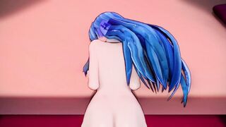 Touhou MMD [tenshi Hinanawi]