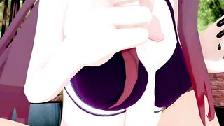 Hu Tao Genshin Impact 3D HENTAI 2/8