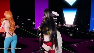 [MMD] Girl's Day - Expectation Strip Dance Boa Hancock Nami Nico Robin one Piece Sexy Kpop Dance