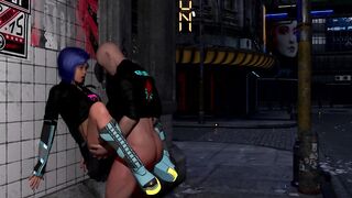 Cyberpunk 2077 ■ Jaina Fucked in Night City ■ Blender SFM with Sound