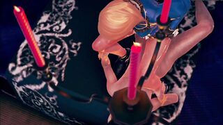 3d Fetish Animation - Pretty Girl Dominate to Male sub