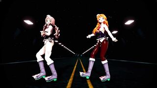 Mmd Zara and Paula will make you Hard Hentai 3D Animation