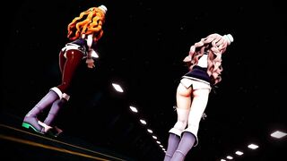 Mmd Zara and Paula will make you Hard Hentai 3D Animation