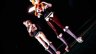 Mmd Zara and Paula will make you Hard Hentai 3D Animation