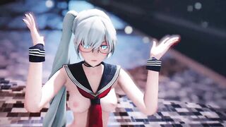 Mmd R18 Weiss Schnee will Cum before the Video is over 3d Hentai Fap Challenge