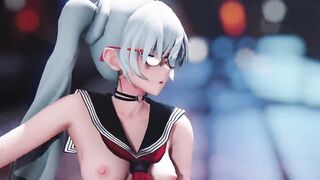 Mmd R18 Weiss Schnee will Cum before the Video is over 3d Hentai Fap Challenge