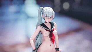 Mmd R18 Weiss Schnee will Cum before the Video is over 3d Hentai Fap Challenge