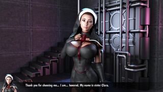 Bimbo 3D Sexy Nun Striptease 3D Porn Game Apocalypse [EpicLust]