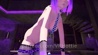 Stranger Fuck on Pool Table Sexy Bartender Grinding Strip POV Lap Dance