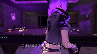 Stranger Fuck on Pool Table Sexy Bartender Grinding Strip POV Lap Dance