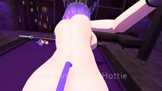 Stranger Fuck on Pool Table Sexy Bartender Grinding Strip POV Lap Dance