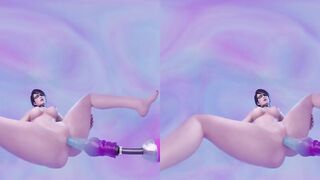 Bayonetta getting Fucked by Dildo Machine 4K VR