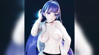 【R18-MMD】Honkai Impact 3rd Raiden Mei Strip Dance