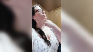 Beautiful Brunette BBW being Cute while she Teases you
