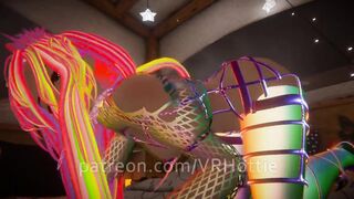 Raver with Mesh Top Bondage with you in Bed Face Ride Bone POV Lap Dance