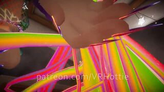 Raver with Mesh Top Bondage with you in Bed Face Ride Bone POV Lap Dance